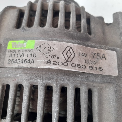 Alternator 8200060816 RENAULT