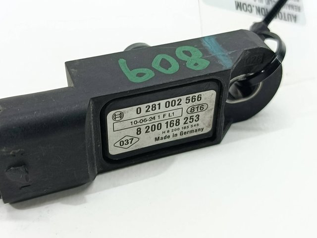 Czujnik ciśnienia w kolektorze ssącym, MAP 8200168253 RENAULT