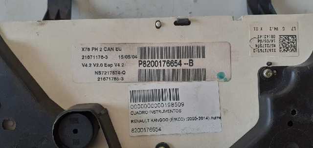 Deska rozdzielcza 8200176654 RENAULT