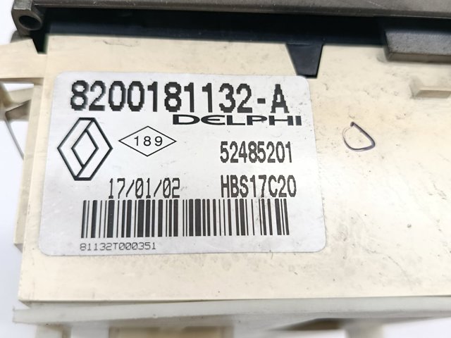 Sterownik trybów ogrzewania/klimatyzacji Renault Laguna 2 BG0, BG1