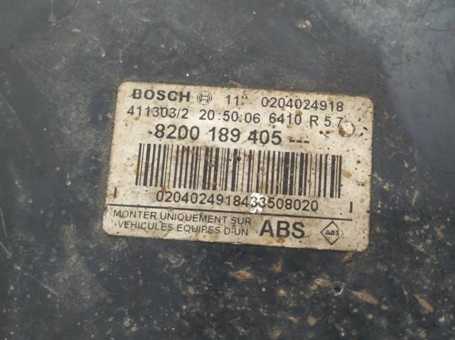Wzmacniacz próżniowy hamulców 8200189405 OPEL
