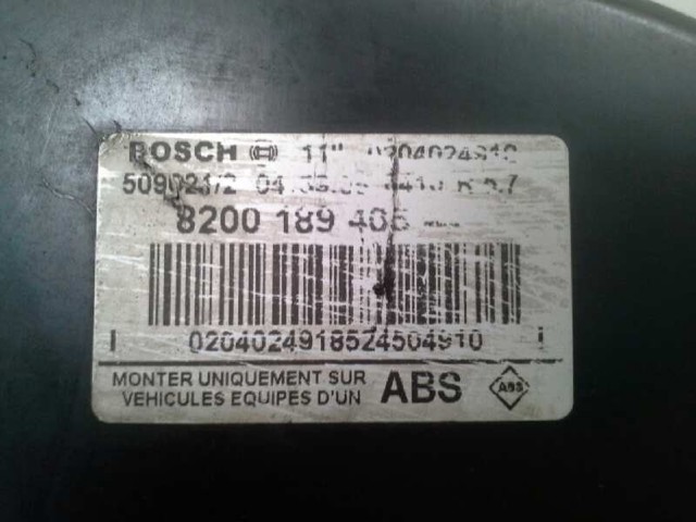 Wzmacniacz próżniowy hamulców 8200189405 RENAULT