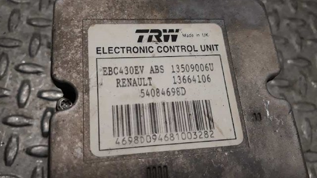 Sterownik ABS  hydrauliczny Renault Master 2 HD, FD