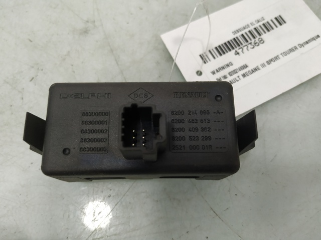 Przycisk włączania światła awaryjnego 8200214896A RENAULT