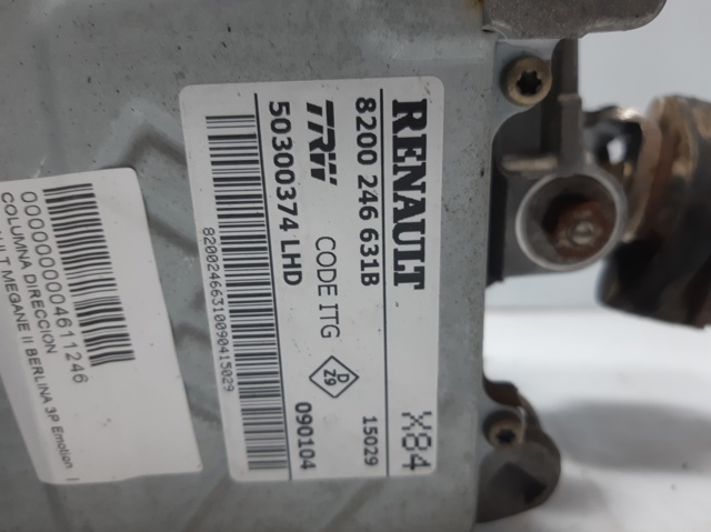 Kolumna (wał) kierownicza (kierownicy) 8200246631B RENAULT