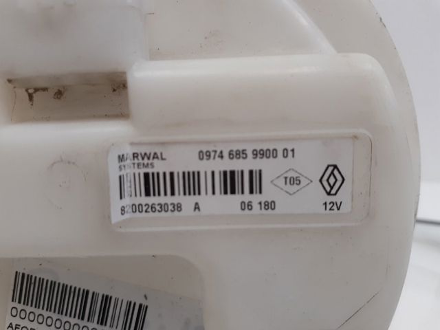 Moduł pompy paliwowej z czujnikiem poziomu paliwa 8200263038 RENAULT