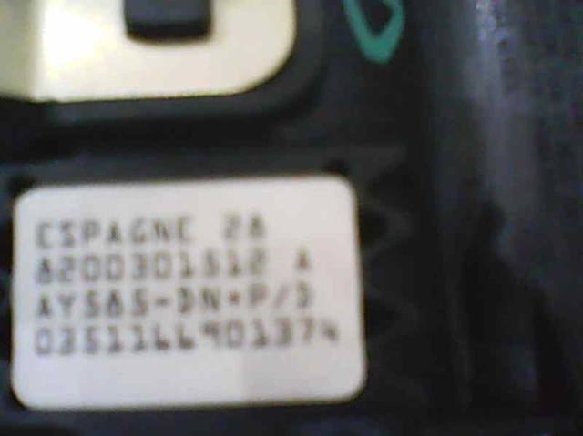 Poduszka powietrzna (Airbag) kierowcy 8200301512 RENAULT