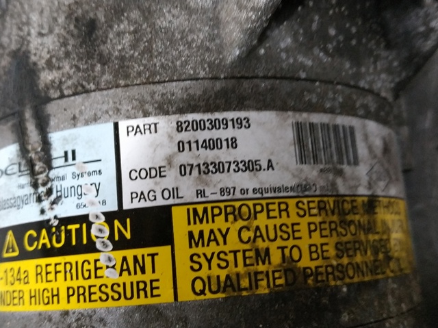 Kompresor klimatyzacji Renault Megane