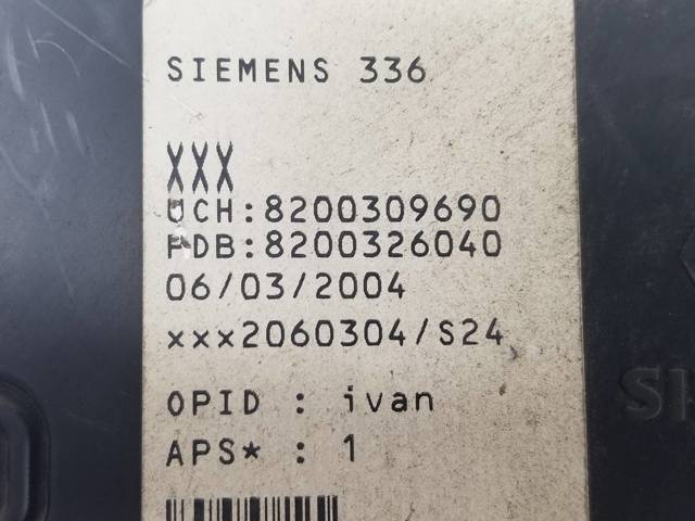 Blok komfortu 8200309690 RENAULT