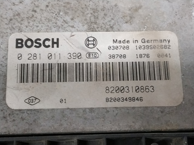 Sterownik silnika 8200310863 RENAULT