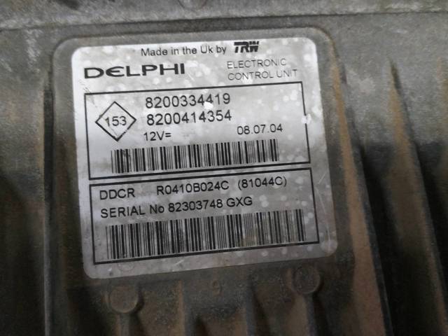 Sterownik silnika 8200334419 RENAULT