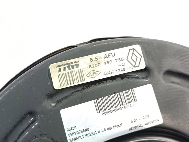 Wzmacniacz próżniowy hamulców 8200453735 RENAULT