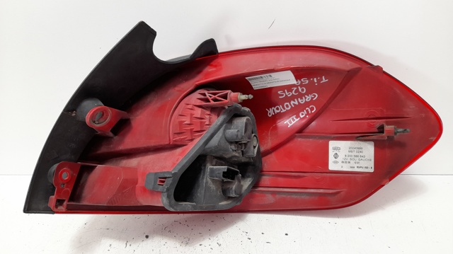Lampa zespolona tylna lewa 8200586843 RENAULT