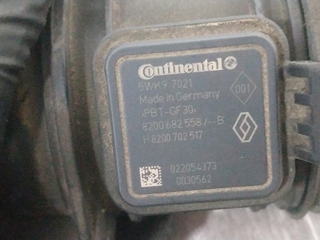 Czujnik przepływu powietrza, przepływomierz powietrza M.A.F. 8200702517 RENAULT