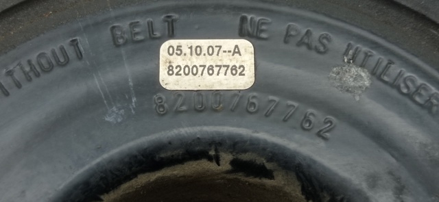 Koło pasowe wału korbowego 8200767762 RENAULT