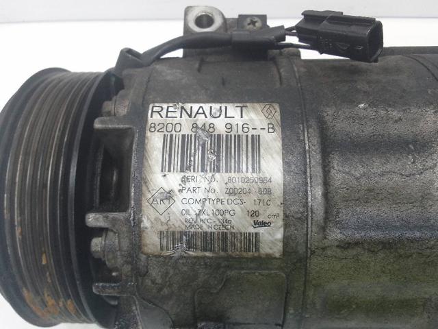 Sprężarka klimatyzacji 8200848916B RENAULT