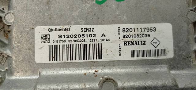 Sterownik silnika 8201117953 RENAULT