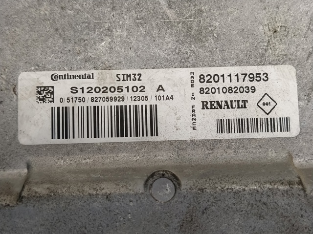 Sterownik silnika 8201117953 RENAULT