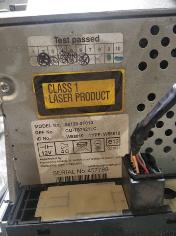 Radioodtwarzacz (radio AM/FM) Toyota Corolla R10