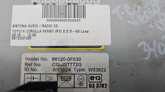861200F030 Toyota
