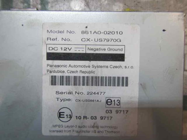 861A002010 Toyota