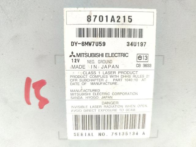 Radioodtwarzacz (radio AM/FM) Mitsubishi Outlander CWW