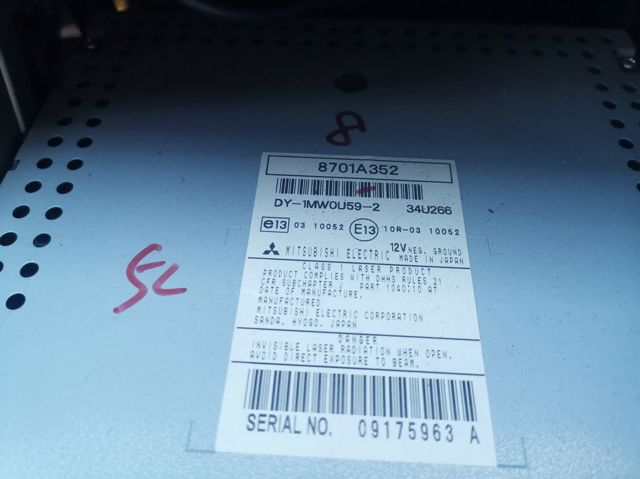 Radio Mitsubishi ASX
