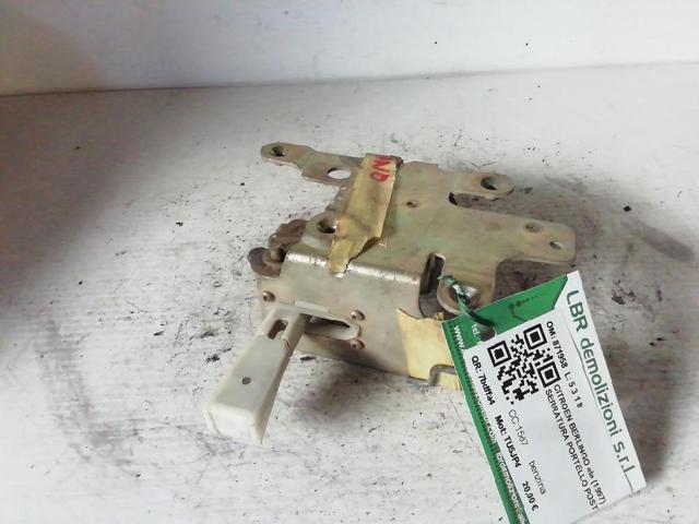 Zamek klapy bagażnika (3/5 drzwi tylnych) 871958 PEUGEOT