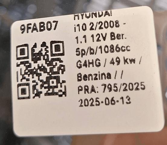 Lusterko wsteczne lewe Hyundai I10 PA