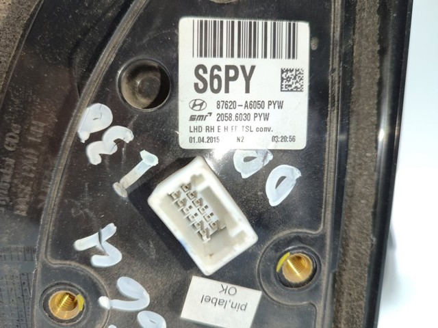 Lusterko wsteczne prawe Hyundai I30 GDH