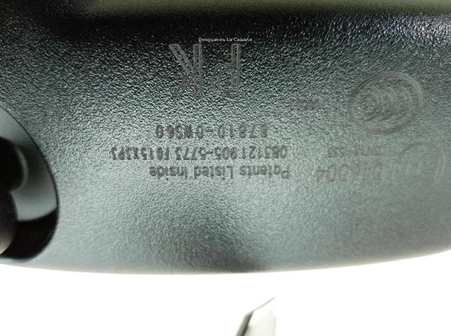 Lusterko wewnętrzne Toyota Prius ZVW5