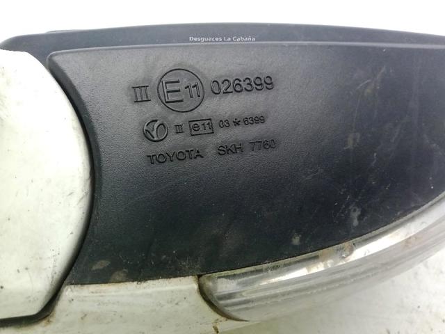 Lusterko wsteczne prawe Toyota Avensis 3 T27