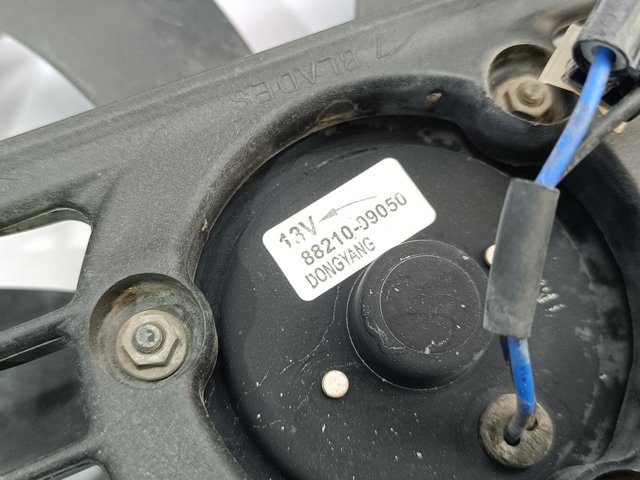 Wentylator elektryczny układu chłodzenia kompletny (silnik+wirnik) 8821009050 SSANG YONG