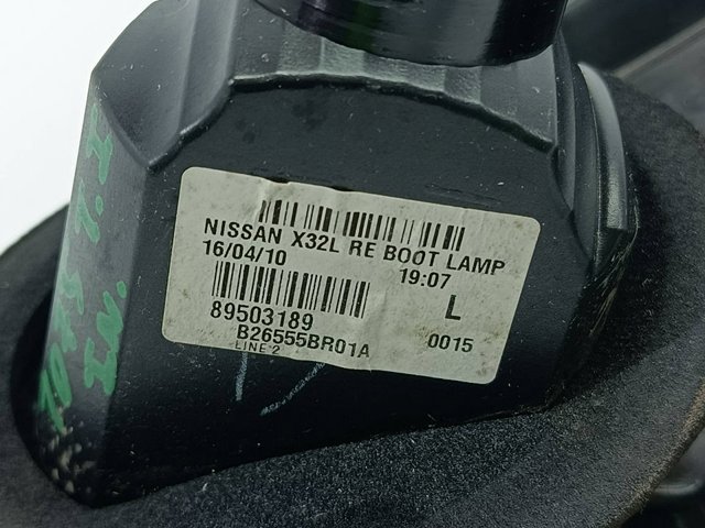 Lampa zespolona tylna lewa wewnętrzna 89503189 NISSAN