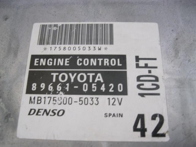 Sterownik silnika 8966105420 TOYOTA