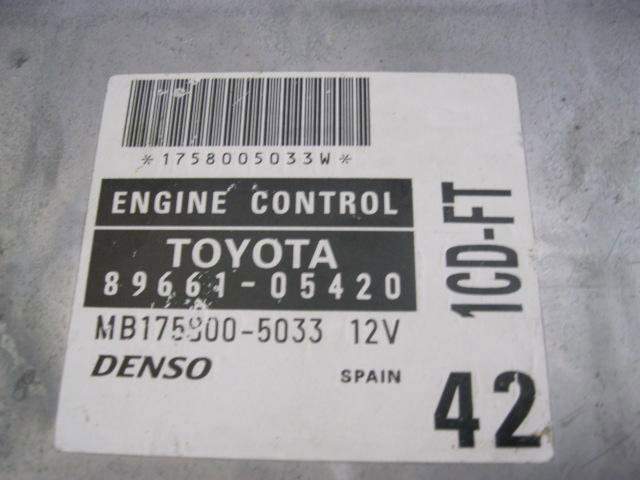 Sterownik silnika 8966105420 TOYOTA