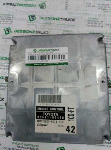 Sterownik silnika 8966105420 TOYOTA