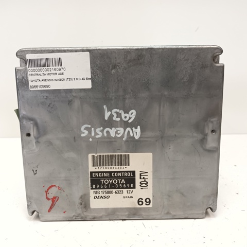Sterownik silnika 8966105690 TOYOTA