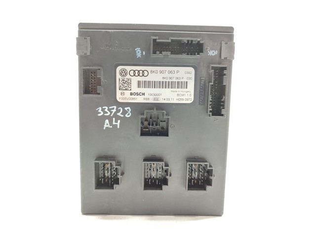 Sterownik instalacji elektrycznej wnętrza 8K0907063P VAG