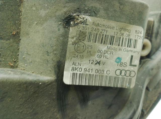 Reflektor lewy Audi A4 8K2