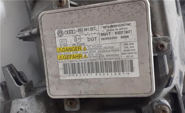 Reflektor lewy Audi A4 8K2