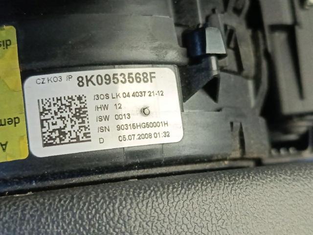 Pierścień kontaktowy AIRBAG, taśma kierownicy  8K0953568F VAG