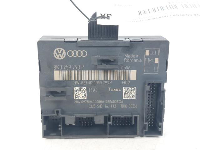 Blok komfortu przednich drzwi 8K0959793P VAG