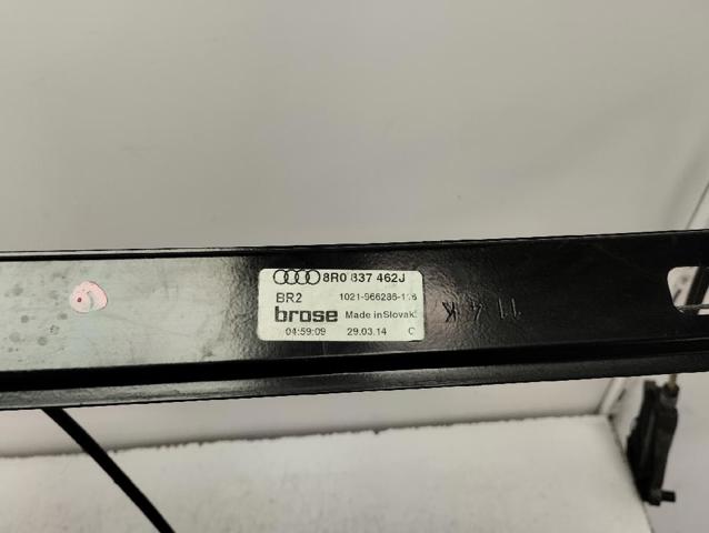 Mechanizm podnoszenia szyby drzwi przednich prawych 8R0837462J VAG