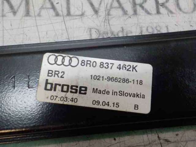 Mechanizm podnoszenia szyby drzwi przednich prawych 8R0837462K VAG
