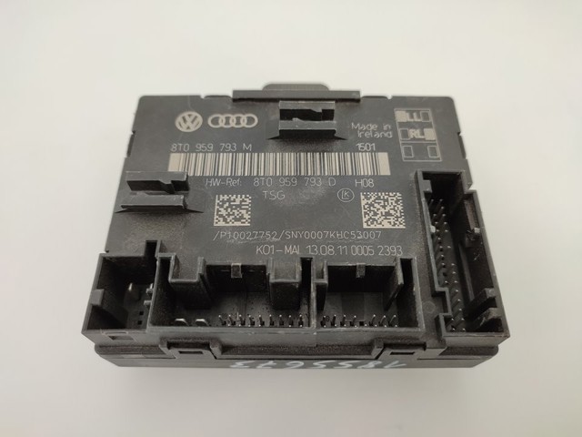 Blok komfortu przednich drzwi 8T0959793D VAG