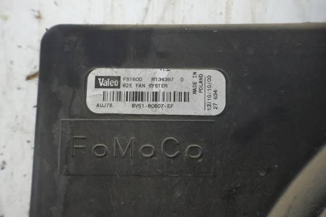 Wentylator elektryczny układu chłodzenia kompletny (silnik+wirnik) 8V518C607EF FORD