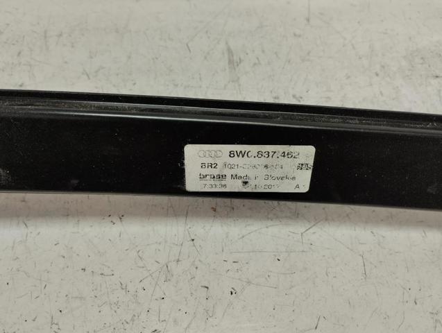 Mechanizm podnoszenia szyby drzwi przednich prawych 8W0837462 VAG