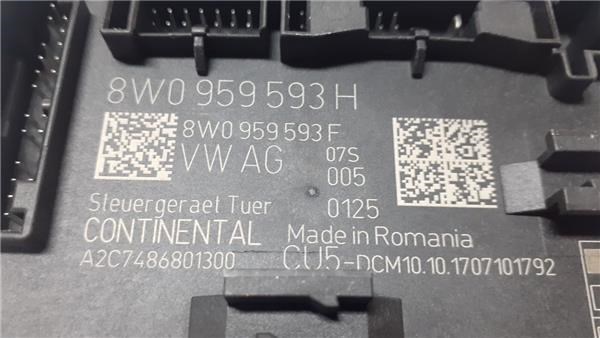 Blok komfortu przednich drzwi 8W0959593H VAG