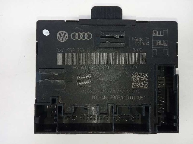 Blok komfortu przednich drzwi 8X0959793B VAG